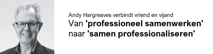 Hargreaves over samen professionaliseren