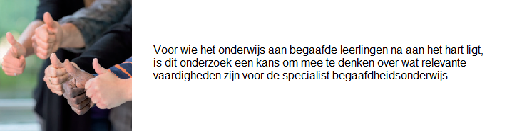 Specialist begaafdheidsonderwijs