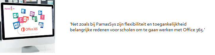 Microsoft Office 365 en ParnasSys