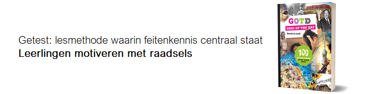 Grej of the day: motiveren met raadsels