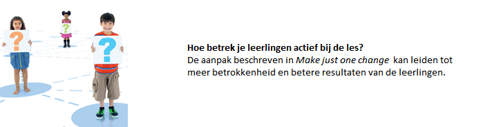 Leerlingen zelf vragen laten stellen